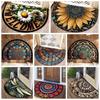 Flower Floral Welcome Rugs Non Slip Door Mat High Quality Entrance Mat  Indoor Outdoor