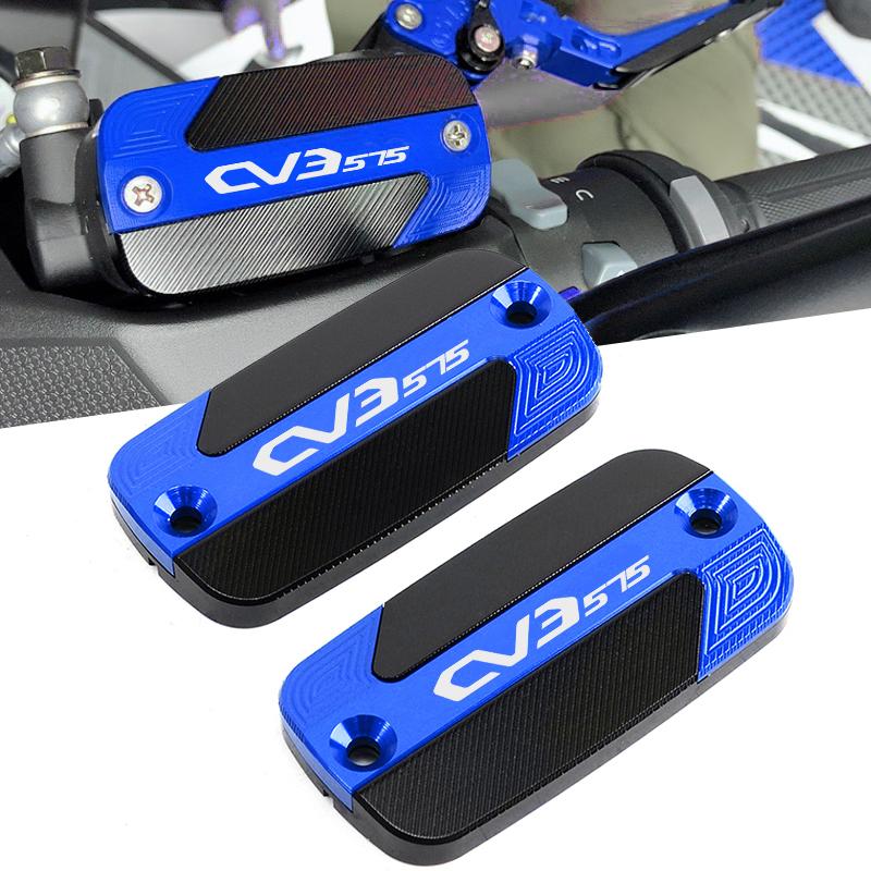 Motorcycle CNC Brake Fluid Tank Cap Brake pump Cover For KYMCO CV3 575 575I CV 3 575i 2025-2026+ Accessories