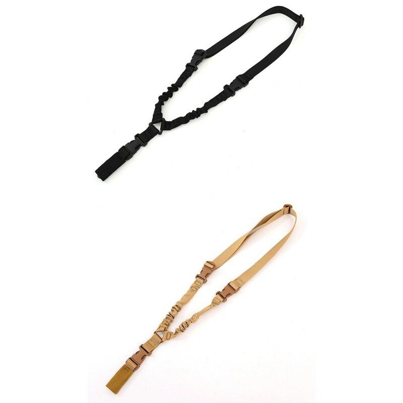Tactical Single Point Sling Nylon Buckle Shoot Sling Verstelbare Airsoft Paintball Militaire Strap Sling Jacht Accessoires