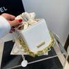 Мини модная цепочка сумка летняя новая плечо мессенджер сумка ремень маленькая квадратная сумка тренд