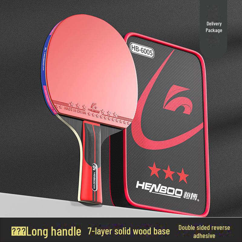 Professional Table Tennis Racket - One, Two, Three Star, Vertical/Horizontal for Training & Entertainment