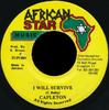 7inch Record CAPLETON - I Will Survive NONE African Star Mu 2001 Jamaica Reggae, Ska & Dub Used