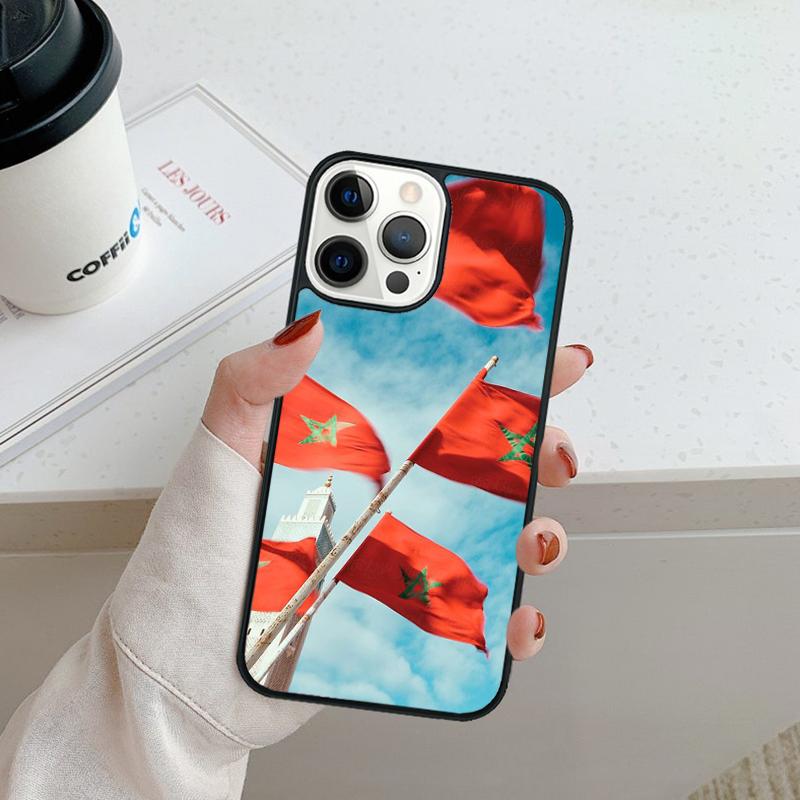 Morocco Maroc Moroccan Flag Phone Case For iPhone 17 Air 16 pro max 15 14 plus 12 13 Shell Cover coque
