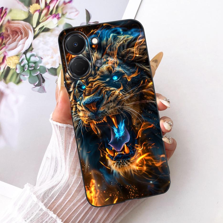 For Tecno Spark GO 3 5G Case KN3 Colorful Flowers Luxury Painted Cover Soft TPU Phone Case For Tecno Spark GO 3 SparkGo 3 Fundas