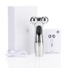 Smart Pulse 4D Massager Facial Electric V-Lift Slimming Device Roller Beauty Instrument Lifting Firming Portable Home Use Silver