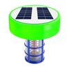 Solar Pool Ionizer Automatic Floating Pool Cleaner with LED Lights Solar Charging Chlorine-Free Pool Water Purifier Ionizer for Above Ground