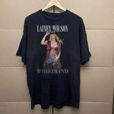 Винтажная футболка Lainey Wilson Whirlwind Унисекс Концертная S - 5XL EL346 Унисекс Футболка