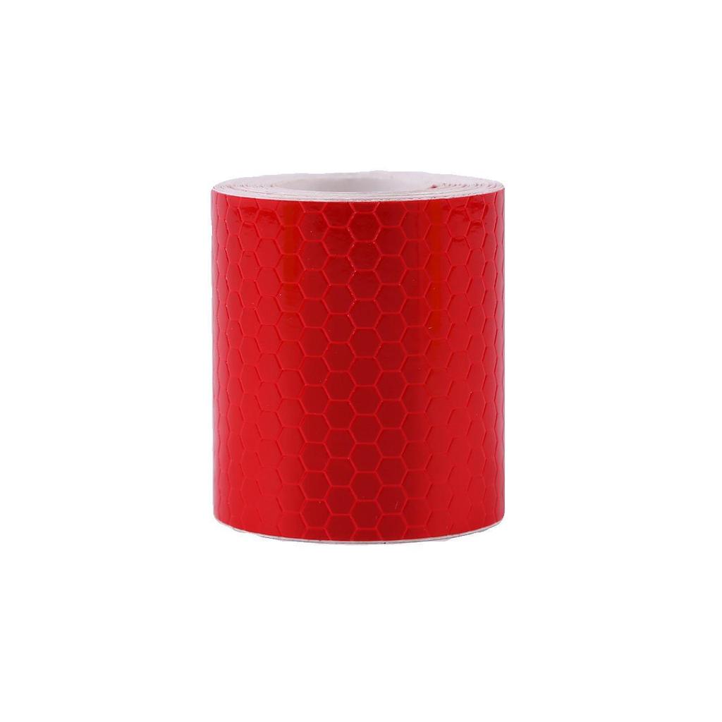 5cm X 3m Self-Adhesive Reflective Warning Strip for School Buses, Trucks, & Bicycles - Night Visible Decoration Sticker