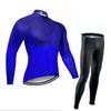 Long Sleeve Cycling Jersey Set Breathable Performance Wear Road Racing Training