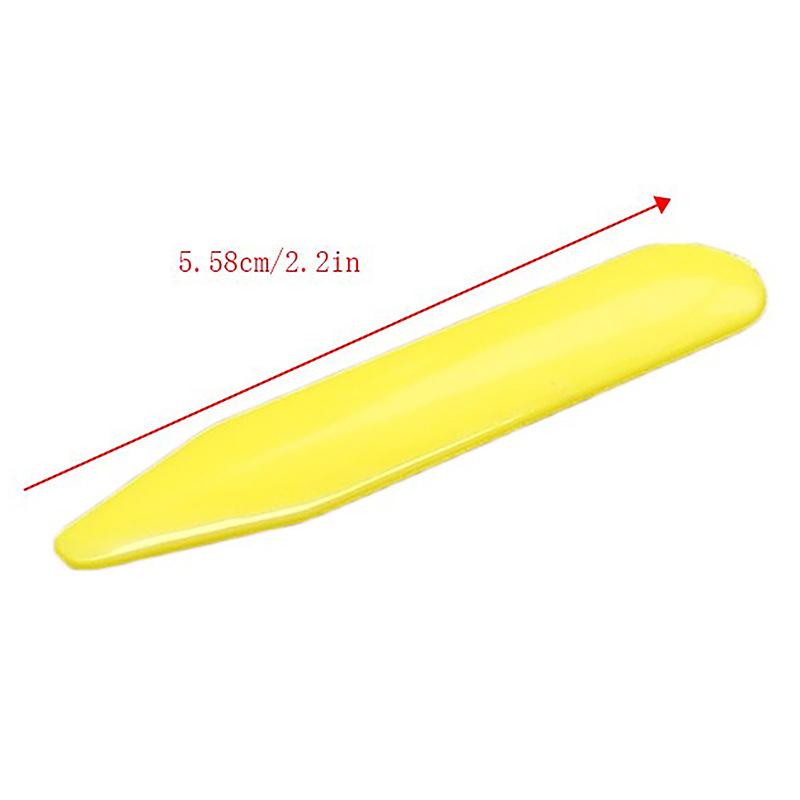 2 Pcs Carbon Fiber Collar Stays For Business Men's Shirt Party Dress Brace Accessories Reinforcement Insert Fixing Jewelry