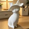 Настольное украшение 3D-печатная фигурка кошки в шляпе, цельнолитая скульптура, декоративный настольный аксессуар
