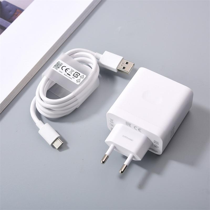 OPPO 80W Super VOOC Charger для OPPO Find N2 X5 X3 X2 A1 Pro VOOC/Dart Fast Charge EU/US Adapter для ACE Reno8 T 9 7 6 5 Oneplus