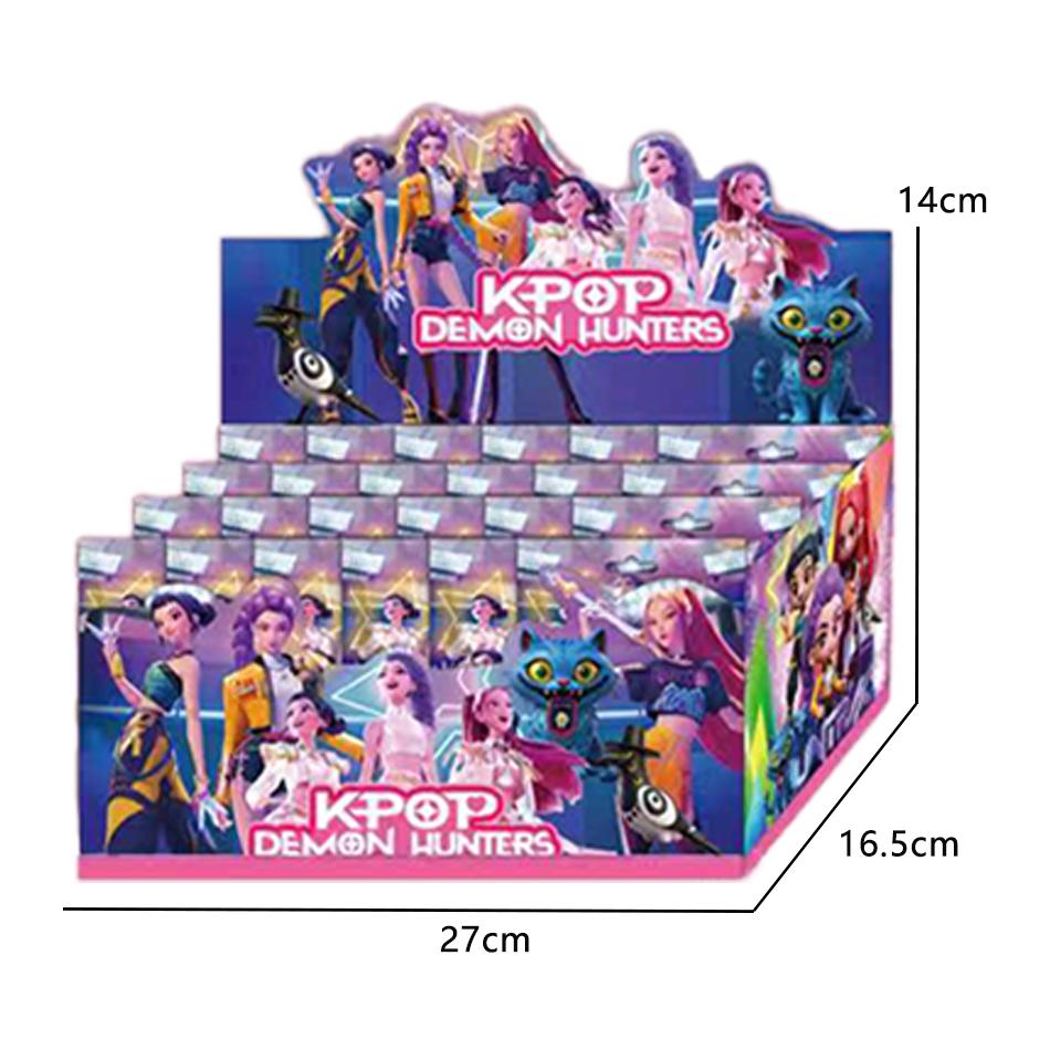 NEW Kpop Demon Hunters Action Figure Toy Derpys Tiger Rumi Mira Zoey Sussy Figurine Doll For Fans Gift