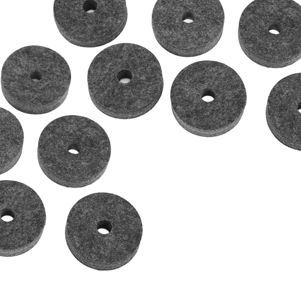 20PCS Black And Grey Color Cymbal Sleeves Cymbal Sleeve Replacement  For Drum Kits