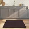 Square Rug Dark Brown 100 x 100 cm Bamboo