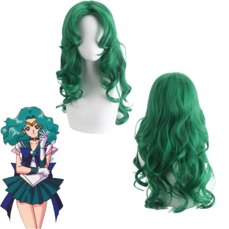 Stunning Kaiou Michiru Cosplay Wig Perfect For Anime Conventions And Halloween Parties