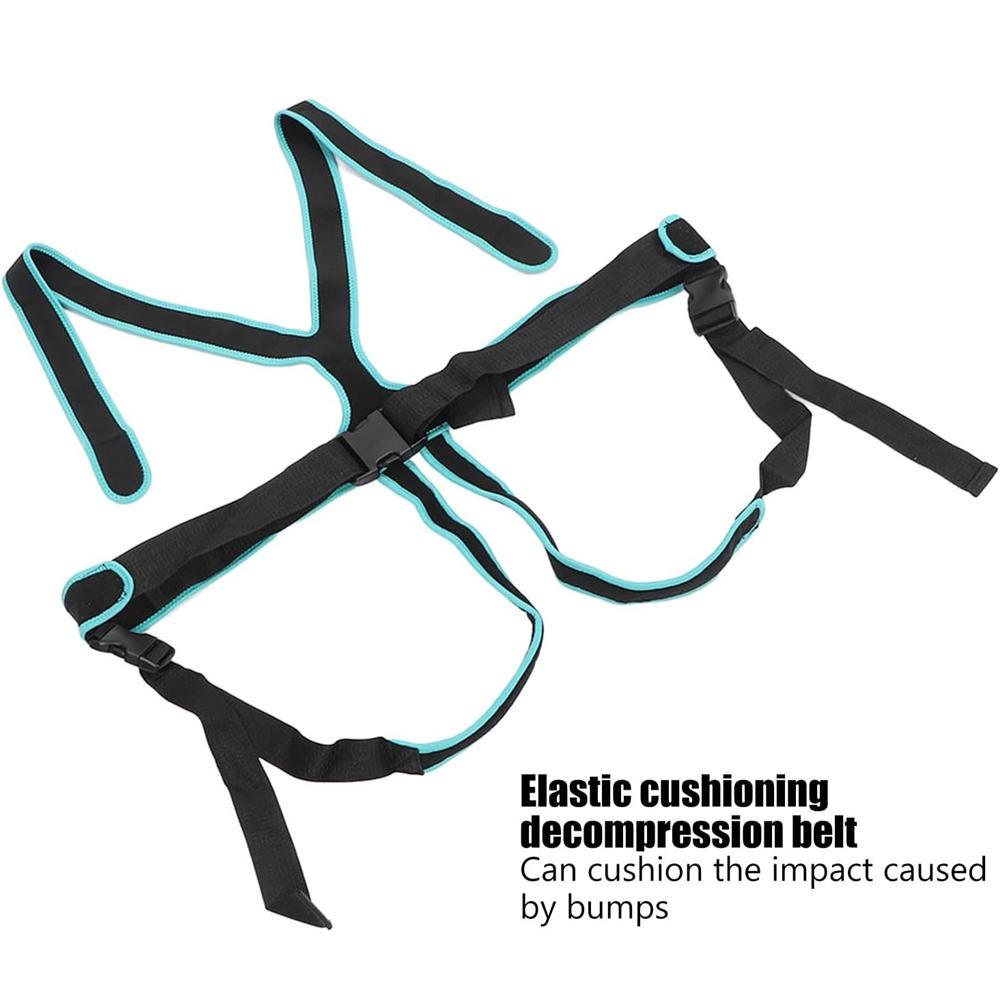 Wheelchair Restraint Strap, Soft Breathable Tightness Adjustable Elderly Wheelchair Belt for Elderly Patient Disabled