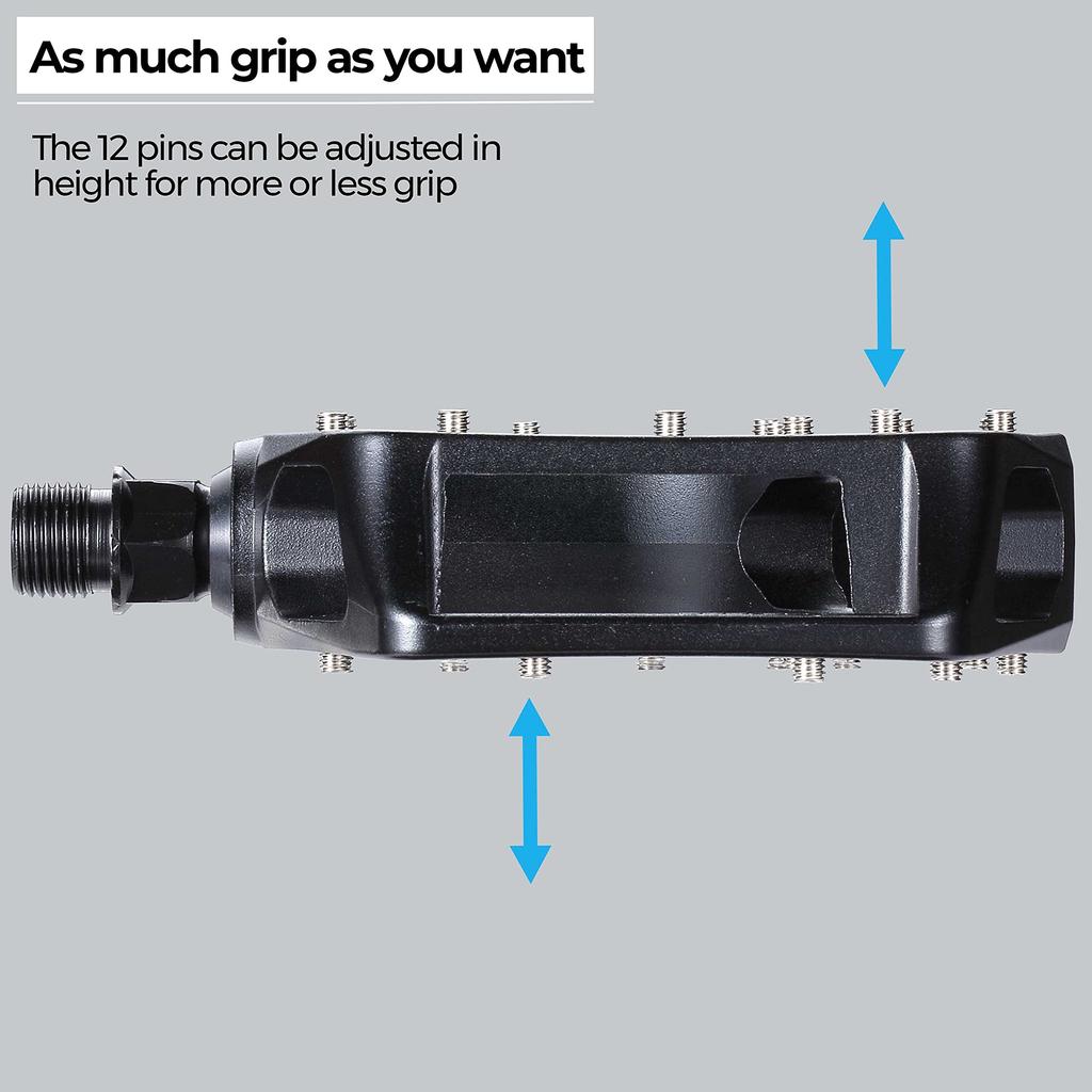 BBB Bicycle Pedal Mountain High MTB Aluminum Alloy Black BPD-32