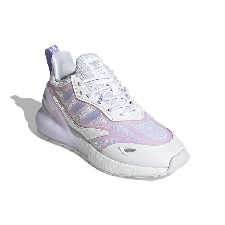 Adidas ZX 2K Boost 2.0 White Violet Tone Women Sneakers Purple Cloud-White Clear-Pink GZ7824