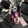 Чехол для телефона R-Reze C-Chainsaw Man для iPhone17, 16,15,14,13,12 Pro Max Черный Конфетный Матовый Ударопрочный Чехол