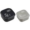 Snoopy Black Lunch Box Set of 2, 360ml and 550ml Capacity, Made In Japan, Microwave Safe, Antibacterial, Stylish, Cute, Simple Design, Unisex, for