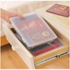 Plastic Document Organizer Clear A4 Organizing Box Dust Proof Storage Box