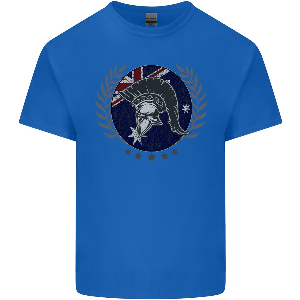 Australian Bodybuilding Flag Gym Training Spartan Unisexs Light Cotton TShirt
