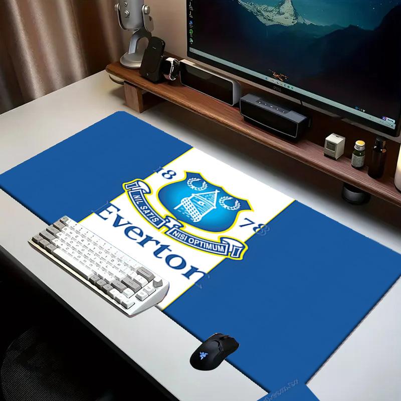 Everton Football Club Crest Mouse pad Office Desk Mat, Gaming Mouse Pad Mousepad, keyboard pad,Heavy-Duty Non-Slip Rubber Backing, Gift