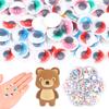 700/600 шт. Пластиковые самоклеящиеся глазки-шарики для DIY скрапбукинга Декор Поделки Проекты DIY Аксессуары для кукол Глаза Ручная работа Игрушки