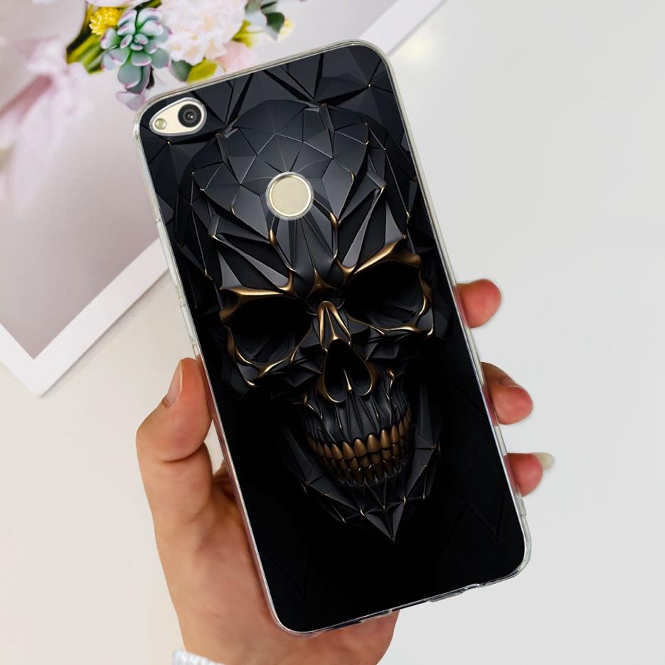 Чехол для Huawei P8 Lite 2017 Honor 8 Lite Роскошный Рисованный Чехол Прозрачный Силиконовый Мягкий ТПУ Чехол для Телефона Для Huawei GR3 2017 Задняя Крышка