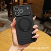 Применимо к iPhone11PROMAX чехол для мобильного телефона из силикона с эффектом ряби, Apple 11, вращающийся магнитный держатель, защитный чехол