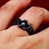 Vintage Cool 316L Stainless Steel Bat Rings For Women Men Biker Punk Fashion Animal Ring Party Jewelry Halloween Gift Wholesale
