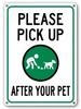 1pc Please Pay Attention To The Aluminium Plate Sign No Dog Poop Sign Outdoor Sign Please Clear Dog Poop Warning Sign 8x12lnc