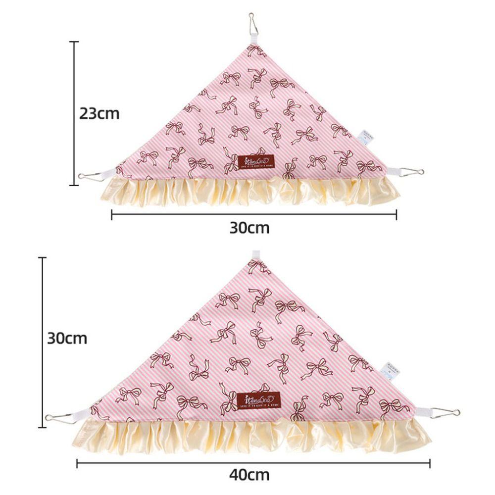 Compact PET Hammock Metal Corner Bed Breathable Small Pet Hammock For Pet Hamster