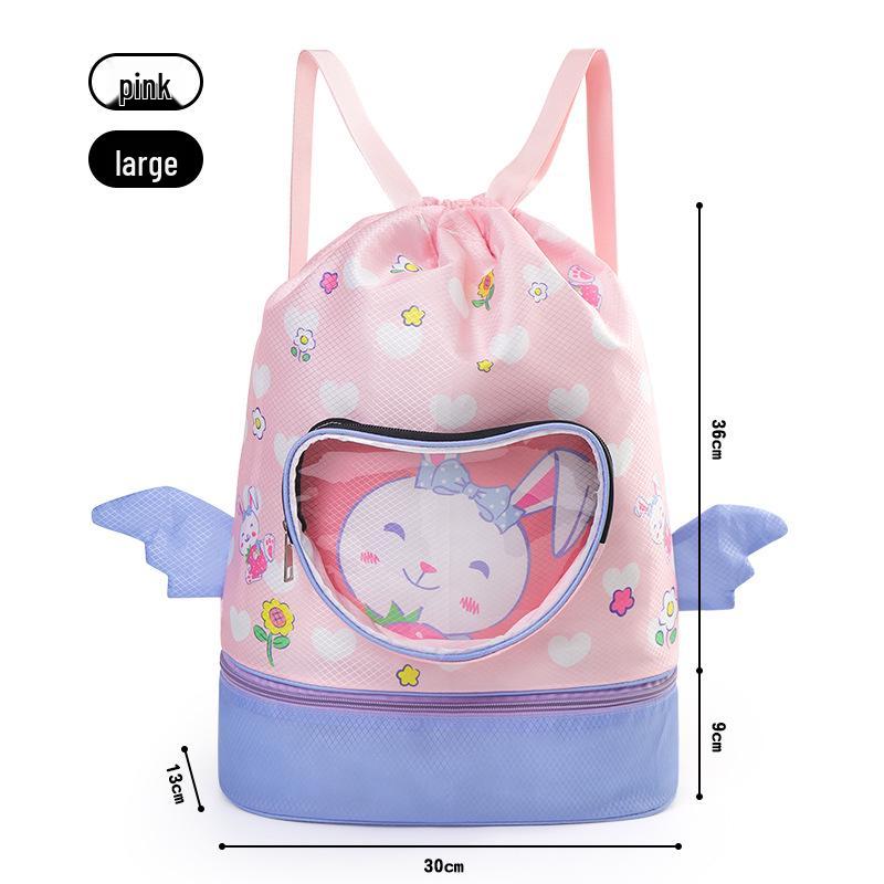 Детский водонепроницаемый рюкзак для плавания: Мужская косметичка и женская пляжная сумка с разделением для сухого/влажного