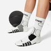 Коллекция Li Ning для баскетбола Баскетбольные носки Унисекс 1 пара Белый/Акулий серый/Черный AWLU005-15