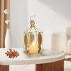 Современный подсвечник Nordic Light Luxury Металлический для ужина при свечах Свадебные подсвечники Настольное украшение 8 типов D57B