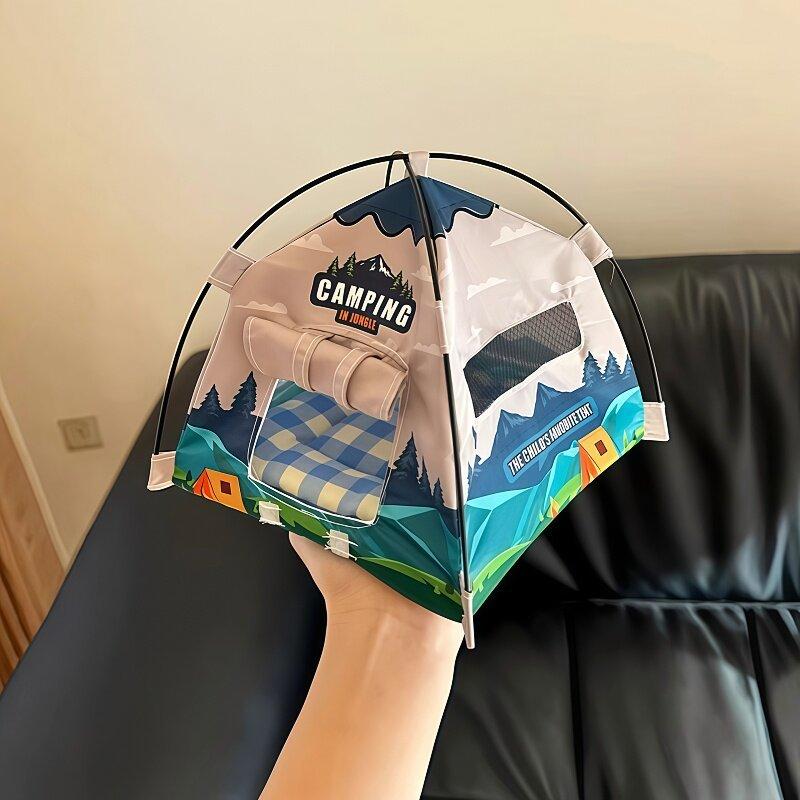 Мини-палатка Настольное украшение Креативная настольная игрушка Нишевый миниатюрный реквизит для съемок Прихожая Гостиная Офисная кабинка Домашний декор Акцент