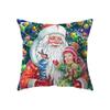 Рождественская атмосфера Санта-Клаус с принтом наволочка для дома, гостиной, украшения дивана, квадратная подушка, наволочка