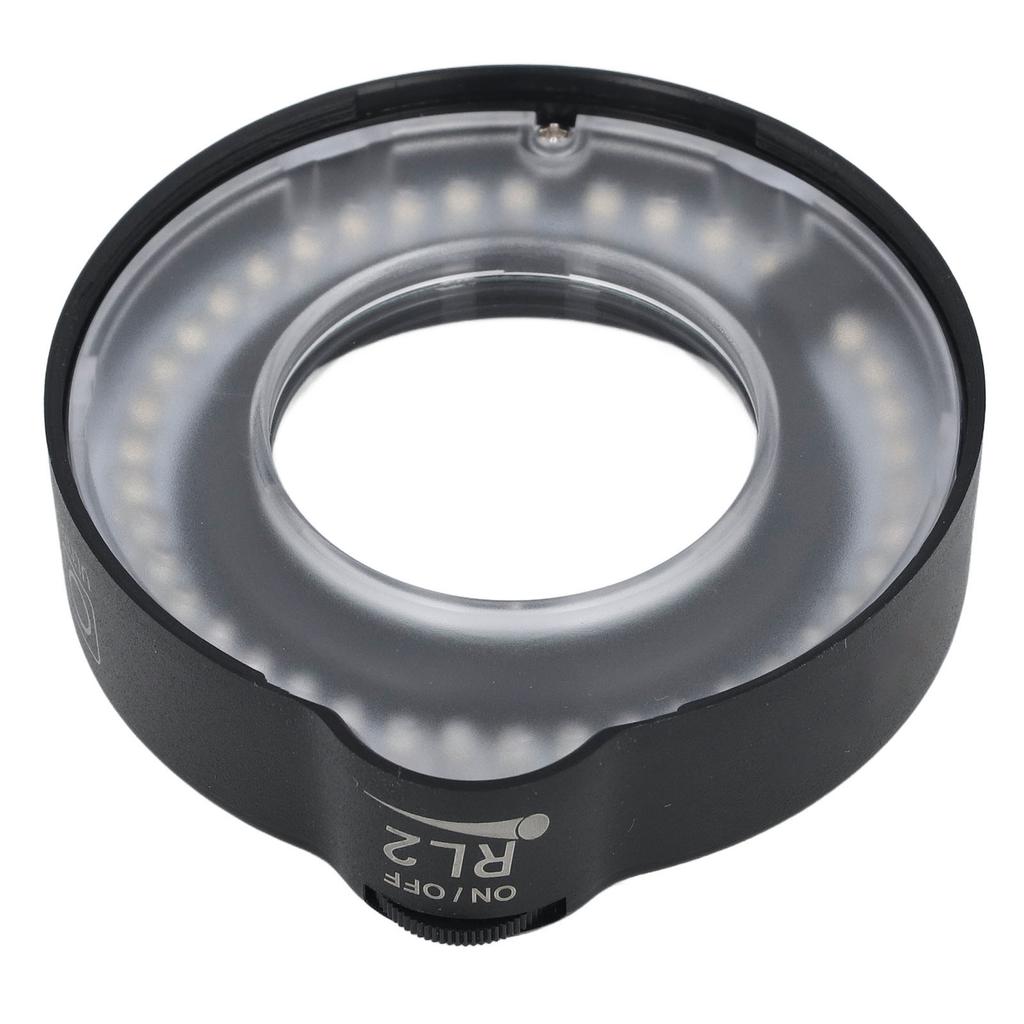 Светодиодный поляризационный кольцевой свет с регулируемой яркостью, антибликовым маслостойким объективом, кольцевой свет для микроскопа