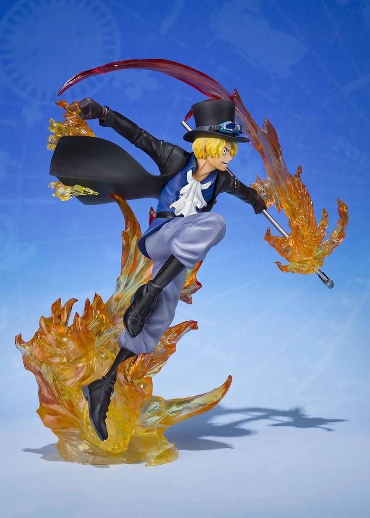 TAMASHII NATIONS Figuarts ZERO ONE PIECE Сабо -Огненный Кулак- Прибл.. Готовая раскрашенная фигурка из АБС и ПВХ, 190 мм