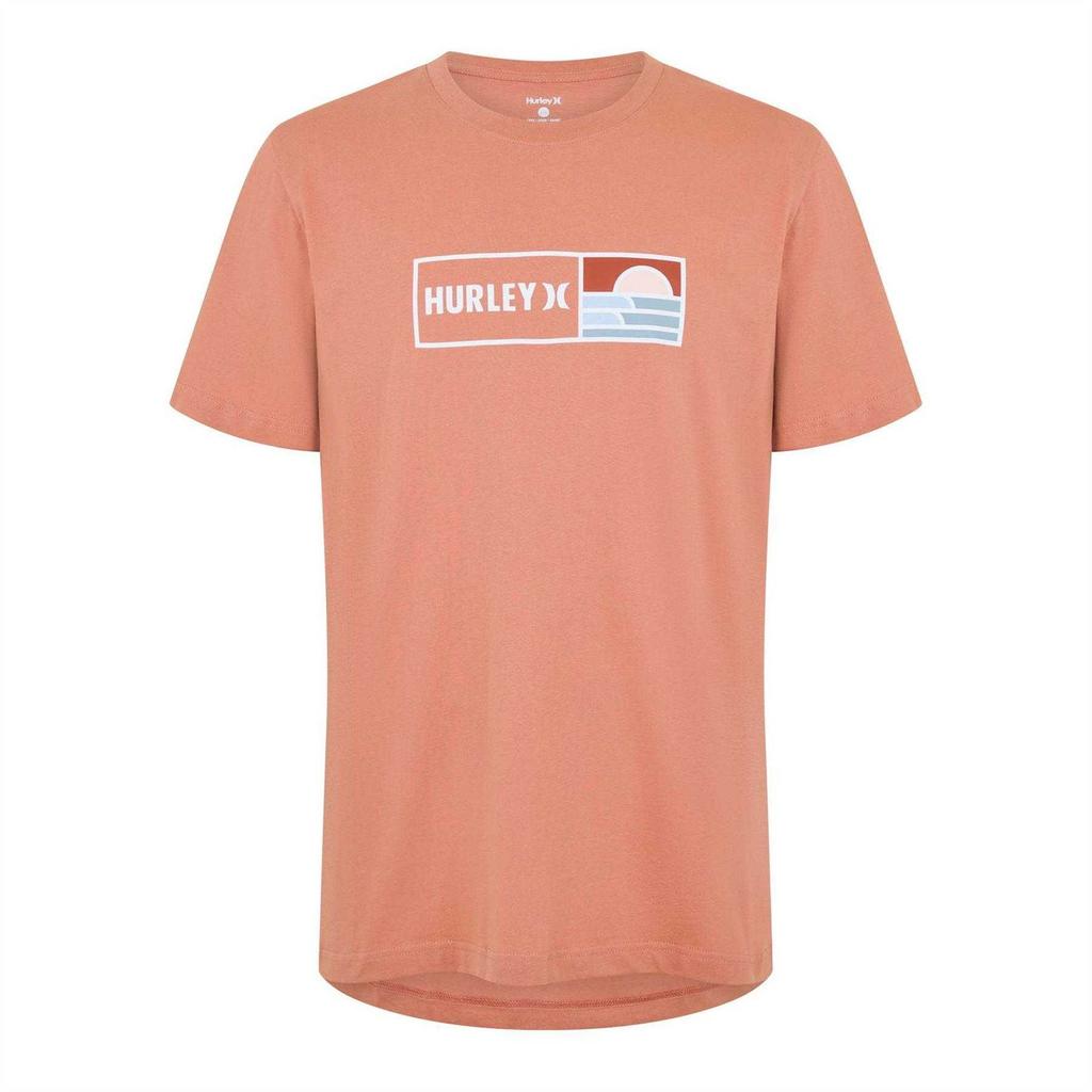 Hurley Mens Box Logo T-Shirt