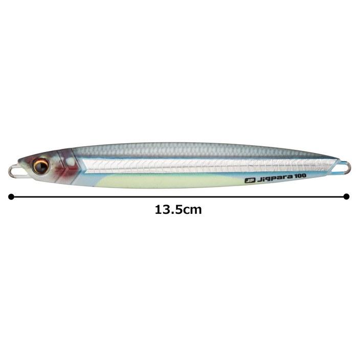 Major Craft Metal Jig Jig Para Vertical Live Bait Color 100g #87 Live Belly Glow Kibinago Keimura