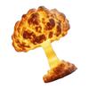 Artistic Mushroom Cloud Night Light Resin Decor Atomic Bomb Model Soft LED Ambient Lighting For Home Office Bedroom