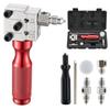 VEVOR Brake Line Flaring Tool Kit, 45 Degrees Single & Double Flare Tool for 3/16", 1/4" Copper Tubing - with 2 Forming Dies