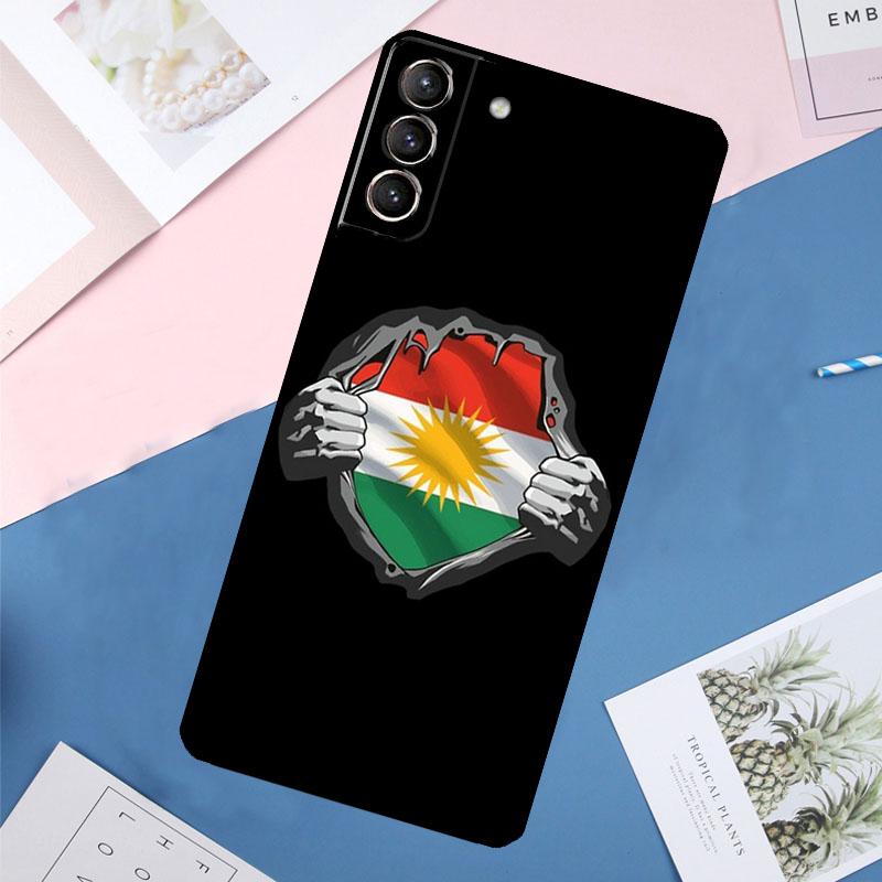 Kurdistan Flag Case For Samsung Galaxy S25 Ultra S24 S23 S22 S21 Ultra S9 S10 Plus S23 FE S25 FE Back Cover
