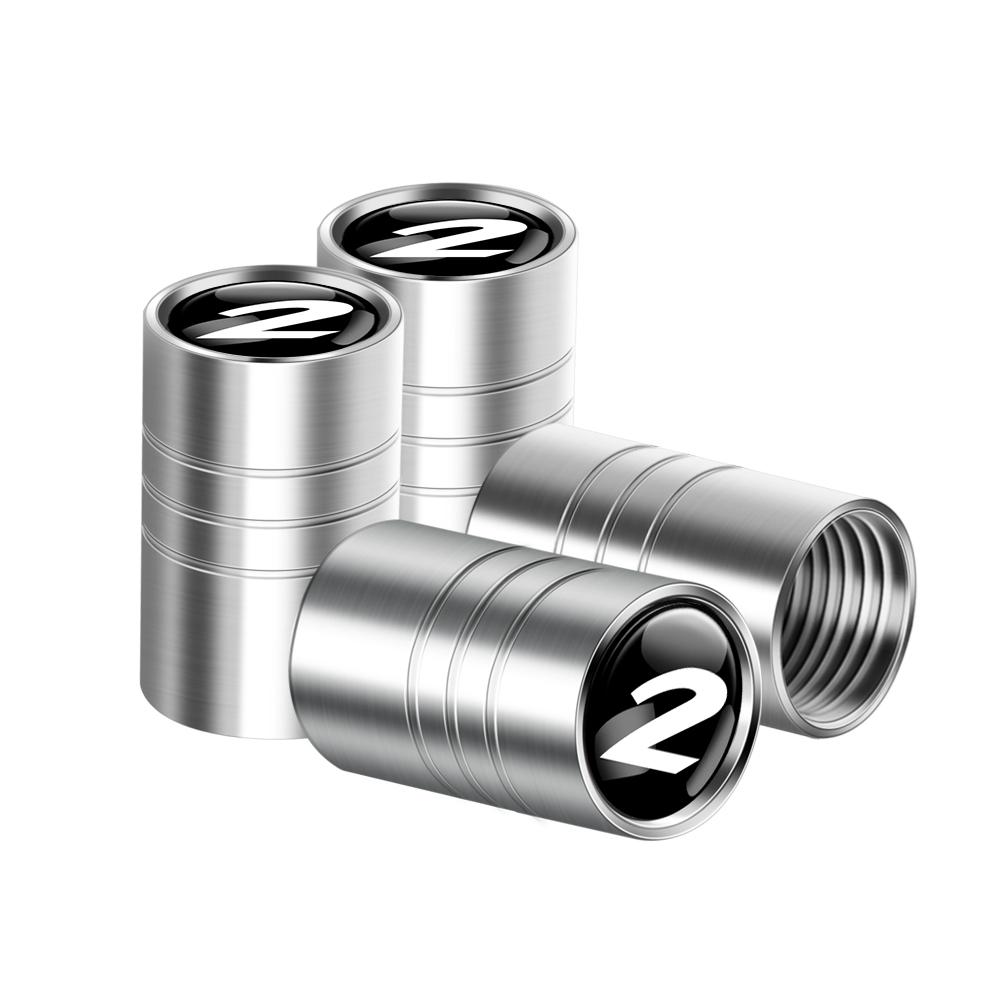 Metal Badges 4Pcs Car Wheel Valve Tire Caps Stem Covers Auto Accessories For Mazda Axela Demio Atenza CX5 CX3 CX7 CX30 CX60 CX9 J7