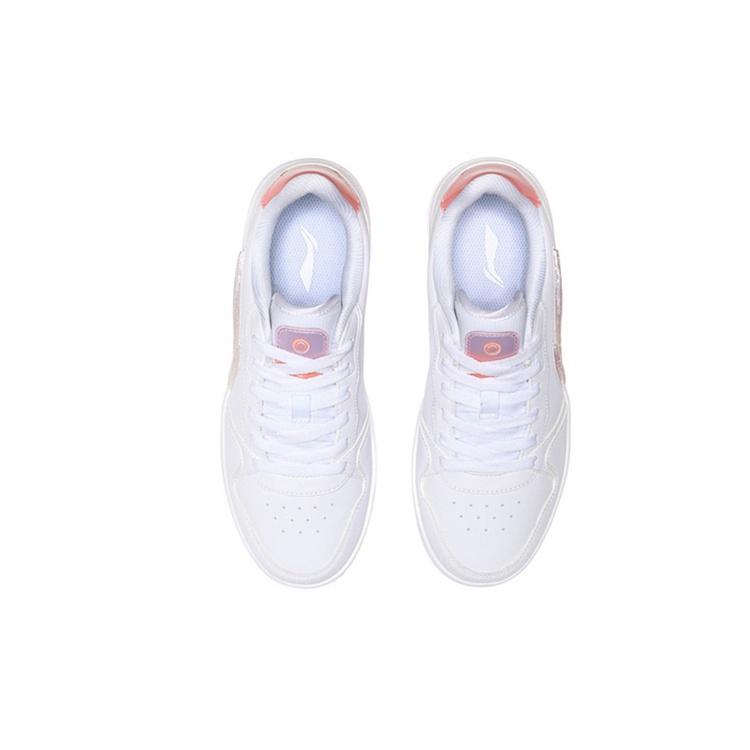 (WMNS) Li-Ning Classic Casual Sneakers 'White Purple' Women's AGCP362-1