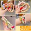 Korean version of sweet and cute hair ring girl's headband fashionable ponytail large intestine ring rope