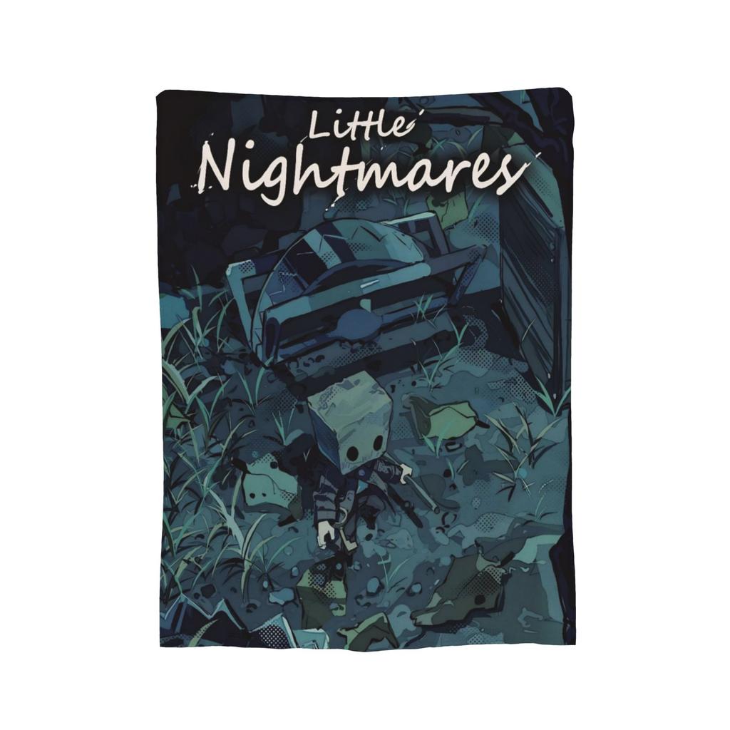 Little Nightmares Покрывало-плед для Хэллоуина Видеоигра Плюшевый плед Летний для кондиционера С принтом Мягкое теплое Постельное покрывало,